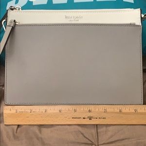 Kate Spade Two Tone white and gray handbag
